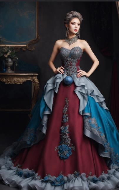 The Glamorous Reception Gown