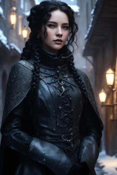 The Midnight Raven: Elegance in Darkness