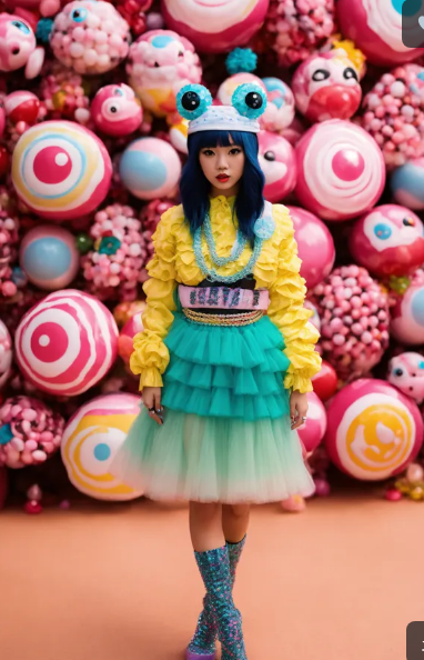 Sweet Lolita Gyaru Fusion Gyaru Dress to Impress HarajukuStyle