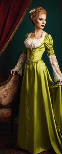 The Delicate Tea Gown victorian dress to impress