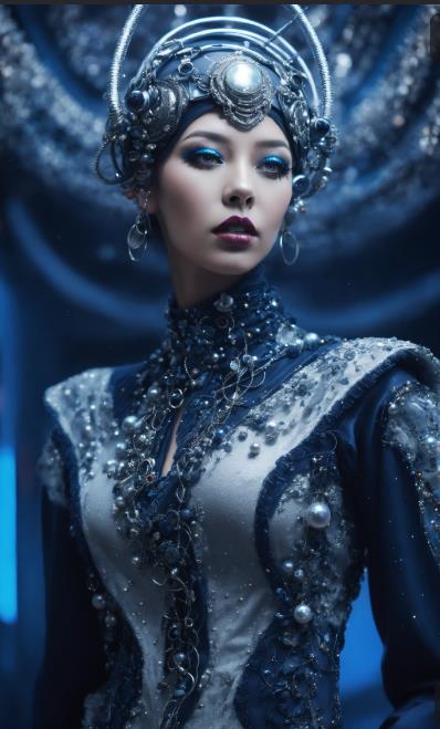 Moonlight Maiden: A Vision in Silver enchanted night dress to impress