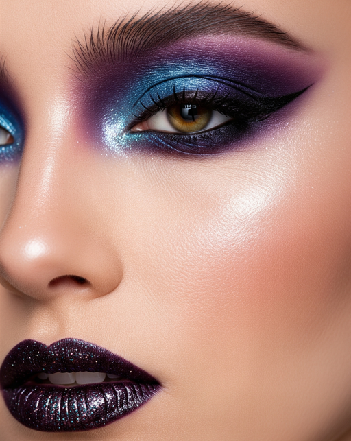 Step-by-Step Galactic Glam Makeup 1