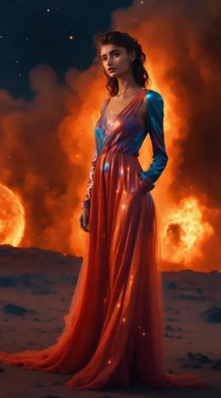 Celestial Velvet Gown