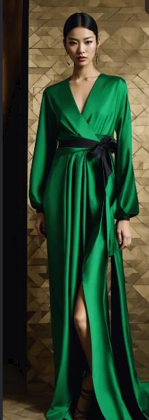 The Radiant Wrap Dress π«