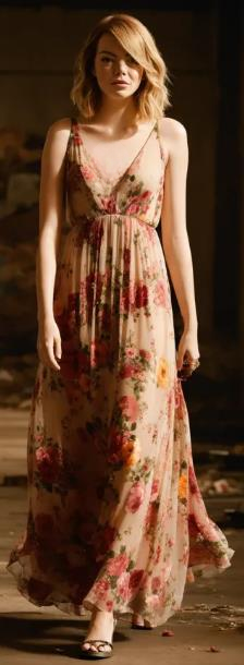 Flirty Floral Wrap Dress