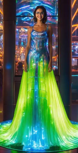Iridescent Illusion Dress π