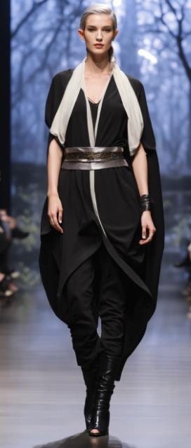 Leather Harness Accents metal dress