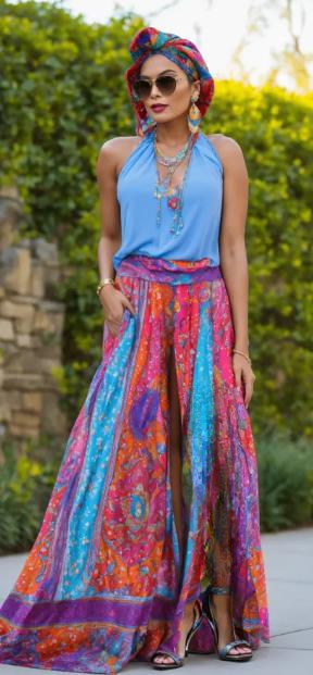 Bohemian Chic: The Effortless Maxi Dress