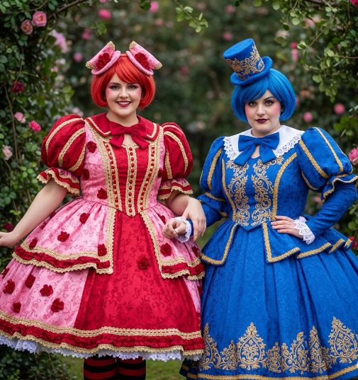 Tweedledee and Tweedledum alice in wonderland outfit ideas