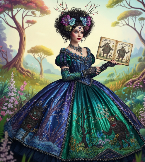Jabberwocky – A Dragon-Inspired Costume with Wings and Scales
