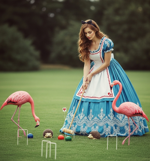 Flamingo & Hedgehog Croquet Set – A Fun, Playful Duo Costume
