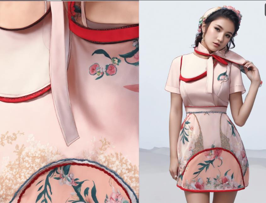 cherry blossom dress