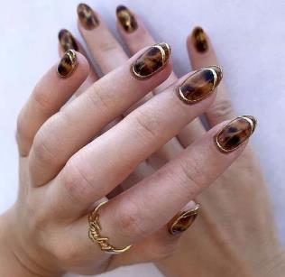 1. Tortoise Shell with Gold Flecks