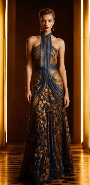 The Bold Print Gown