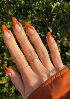 Burnt Orange Nails