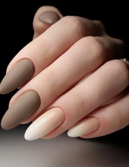 Matte Ombre Nails