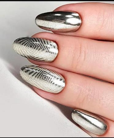 Copper Metallic Nails