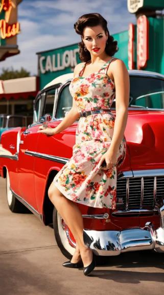 The Swing Dress with a Petal Skirt 1950s Dresses to Impress