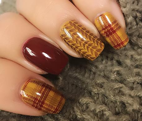Plaid Nails