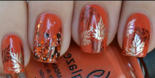 Autumn Coquette Nails