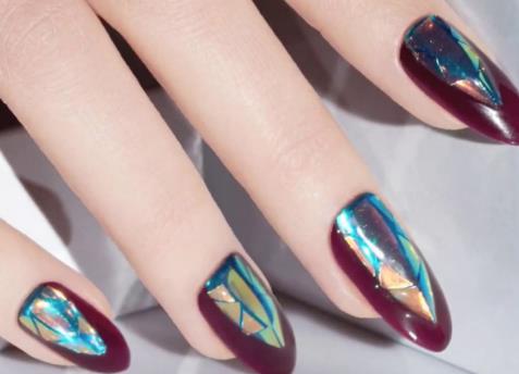 Amber Glass Nails