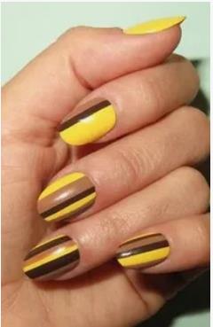 Mustard Yellow Nails