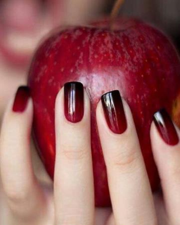 Apple Red Nails