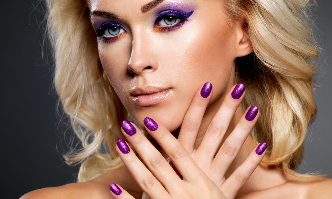 Purple Fall Nails