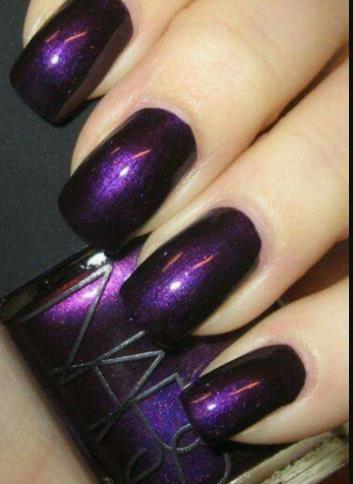 Dark Purple Nails