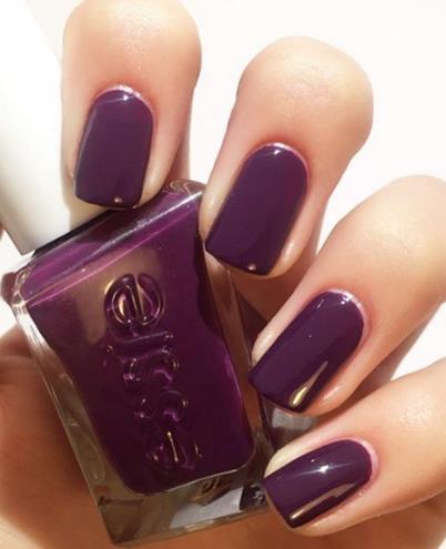 Deep Plum Drama Purple nail ideas