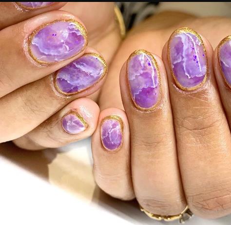 Amethyst Nails
