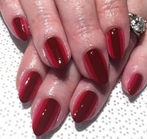 Abstract Cherry Red Art