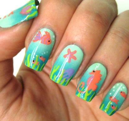 Colorful Starfish Pattern