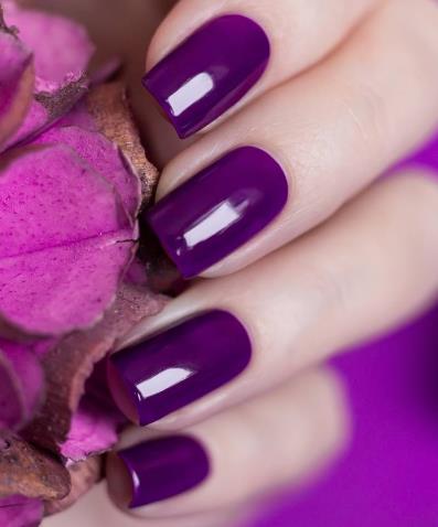 Berry Purple Tones Purple nail ideas