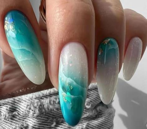 Water Effect Nails