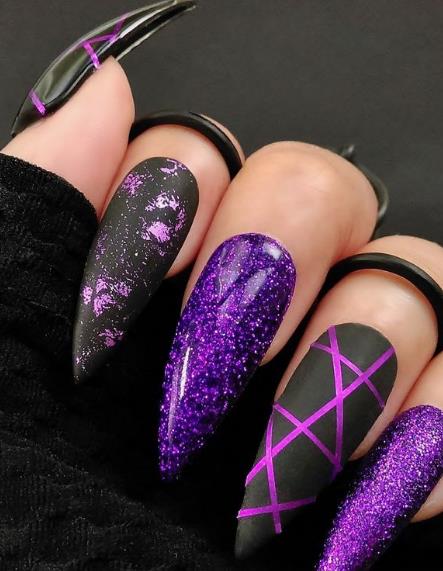 Funky Abstract Nails