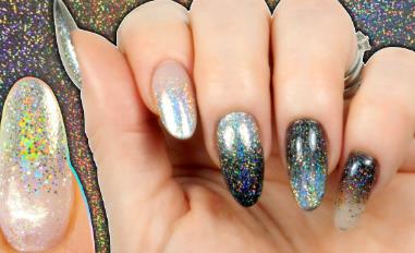 Glitter Gradient Drips