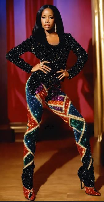 The Crystal-Inlaid Jumpsuit Dress