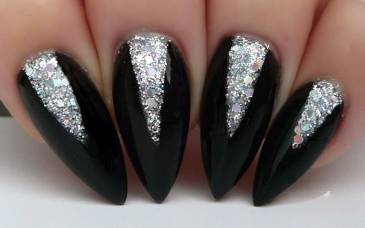 Matte Black With Silver Studs