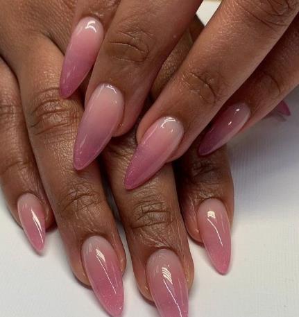 Matte Dusty Rose Nails
