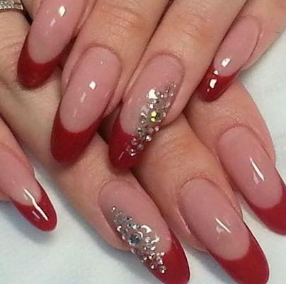 Micro French with Rhinestones