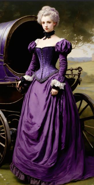 Victorian-Inspired High-Neck Dress