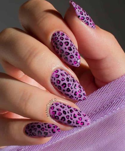 Purple Leopard Print