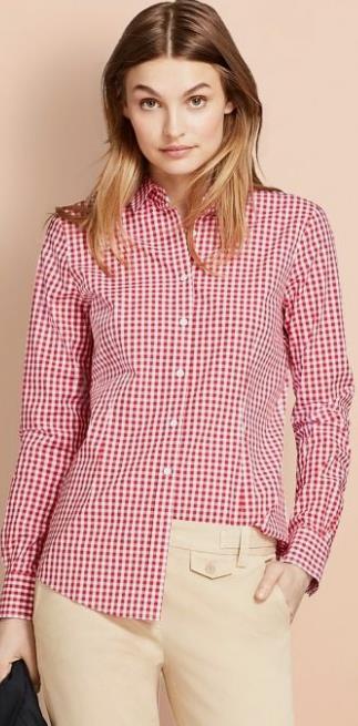 Layered Gingham Shirt and Trousers
