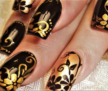 Floral Black