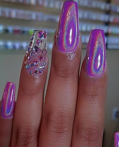 Holographic Purple Magic