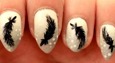 Black Feather
Black Fall Nails