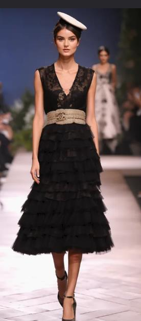 Mesh and Lace Layered Statement Mall Goth Dress to Impress