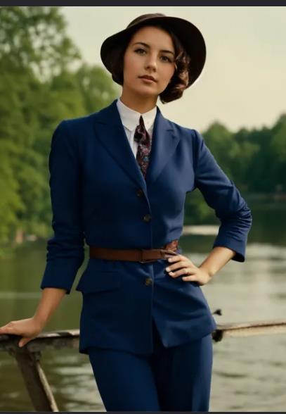 Electric Blue Tailored Suit