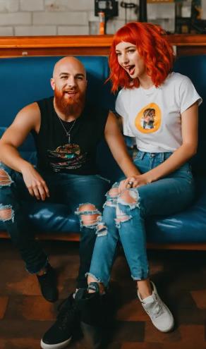 Band Tee and Distressed Denim  Mall Goth Dress to Impress